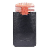 4 sides Beard Comb Trimmer Shaping Tool Red Sandalwood Comb Beard Comb Portable Man Care