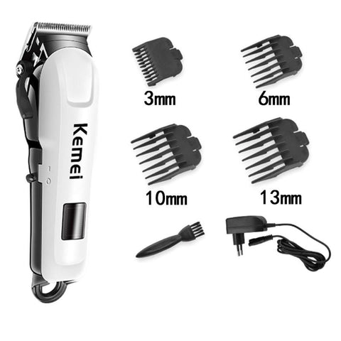KM-809B Hair Clipper Barber Hair Trimmer LCD Electric Clipper Razor Shaver Beard Trimmer Shaving Machine Cutting Nose Trimmer