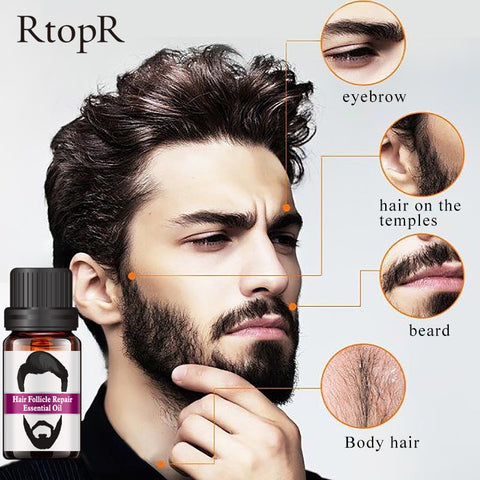Beard Hair Growth Essence Oil Hair Loss Products Essential Oil Liquid Treatment Preventing Hair Loss Hair Care Products 20ml